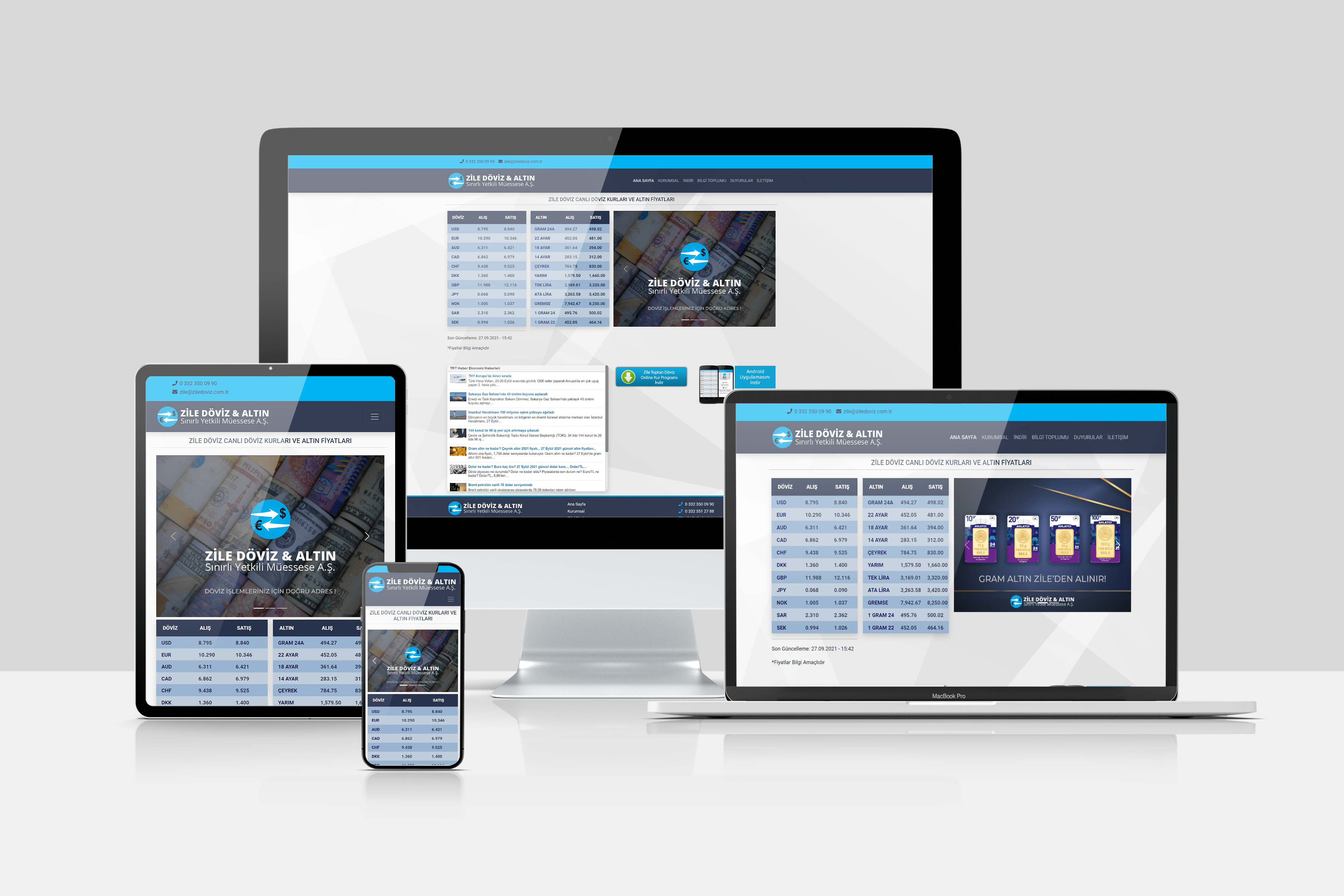 Zile Döviz İnternet Sitesi Çalışmamız