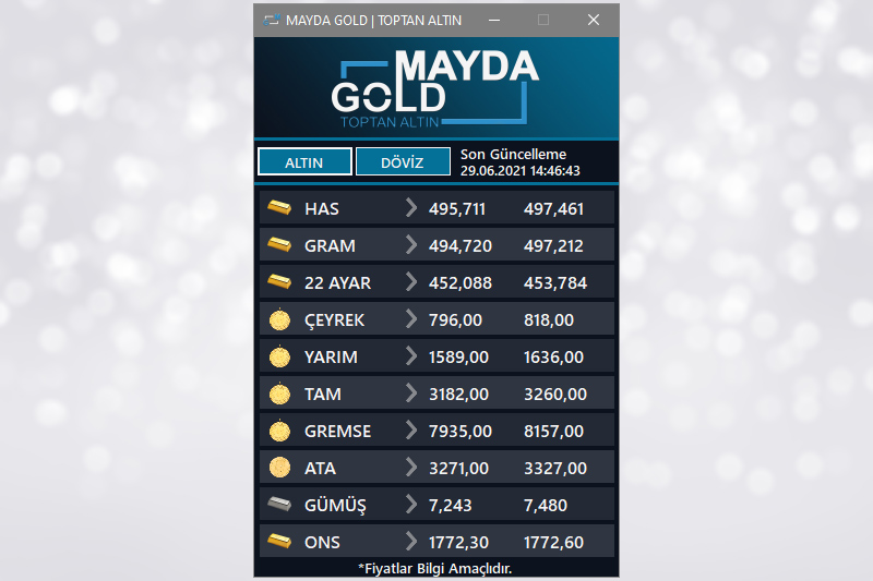 Mayda Gold Toptan Altın